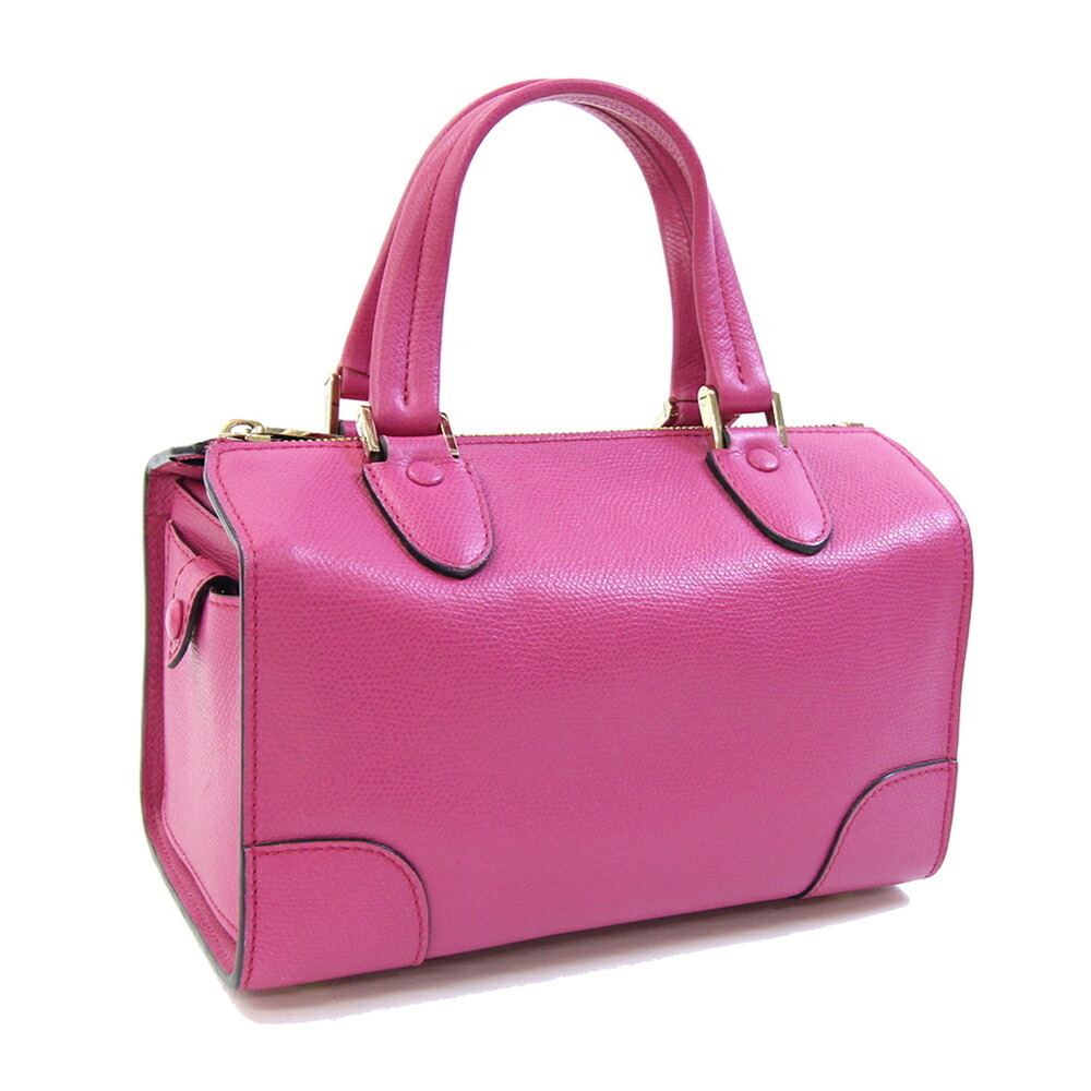 Valextra handbag, Babila Mini V5L31, pink leather, women's.